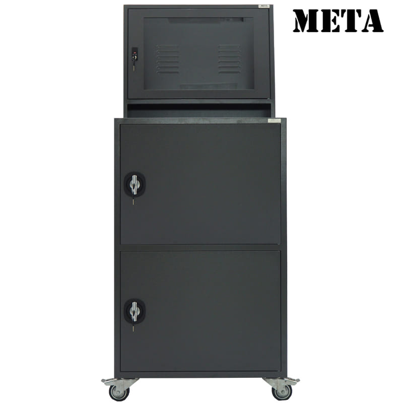 ตู้คอมเหล็ก META MC-2503-GR สีเทา_0